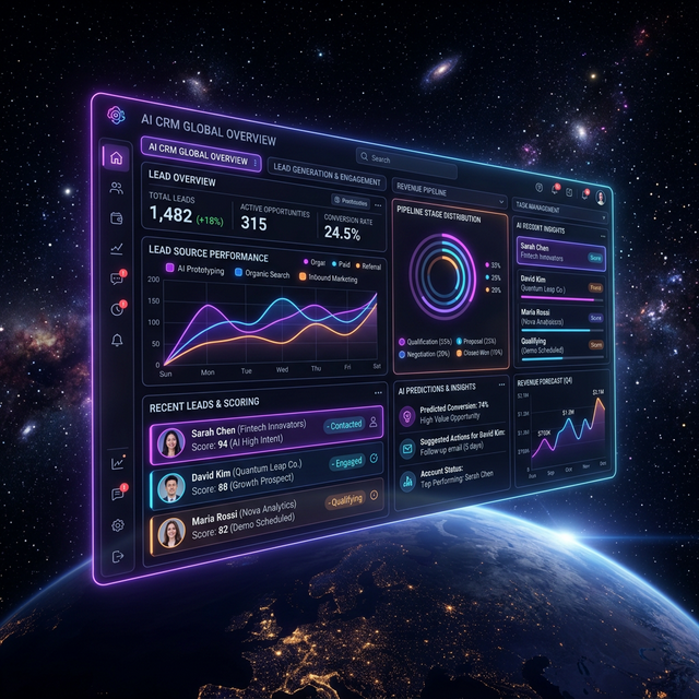 CRM Dashboard Data